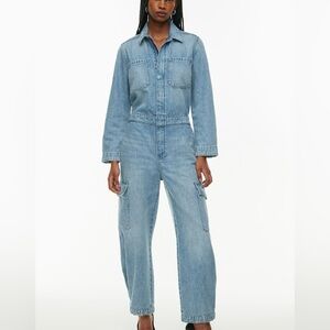Aritzia Denim Forum Jumpsuit